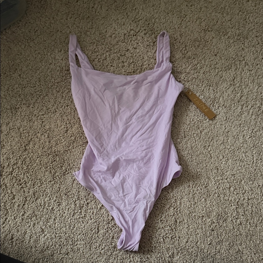 SKIMS Purple Bodysuit
